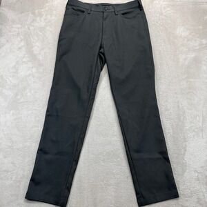 Oobe Pants Mens 32x32 Charcoal Gray Slim Straight Performance Golf Trousers